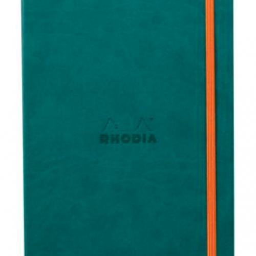 Rhodiarama A5 Notebook - Peacock / DOT