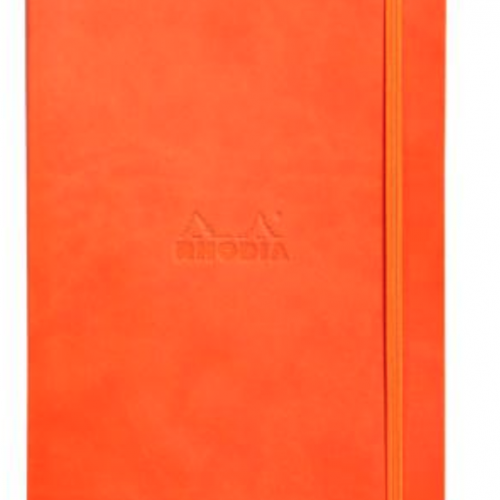 Rhodiarama A5 Notebook - Tangerine / DOT